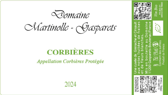 AOP CORBIERES ROSE 2024 BIO