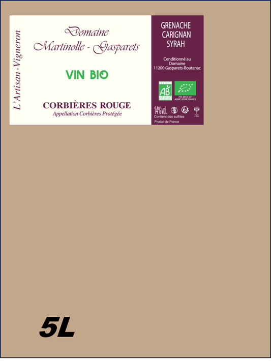 BIB BIO Rouge AOP Corbières
