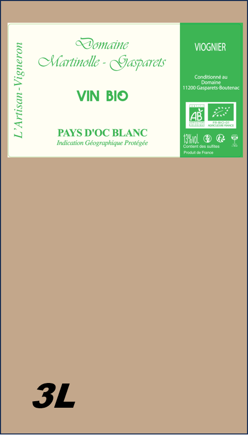 BIB BIO Viognier Blanc Selection