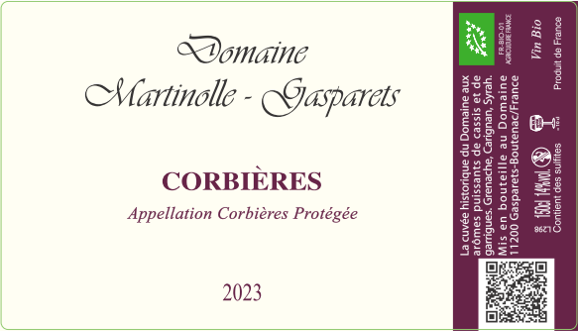 MAGNUM ROUGE AOP CORBIERES 2023 BIO Cuvée Historique